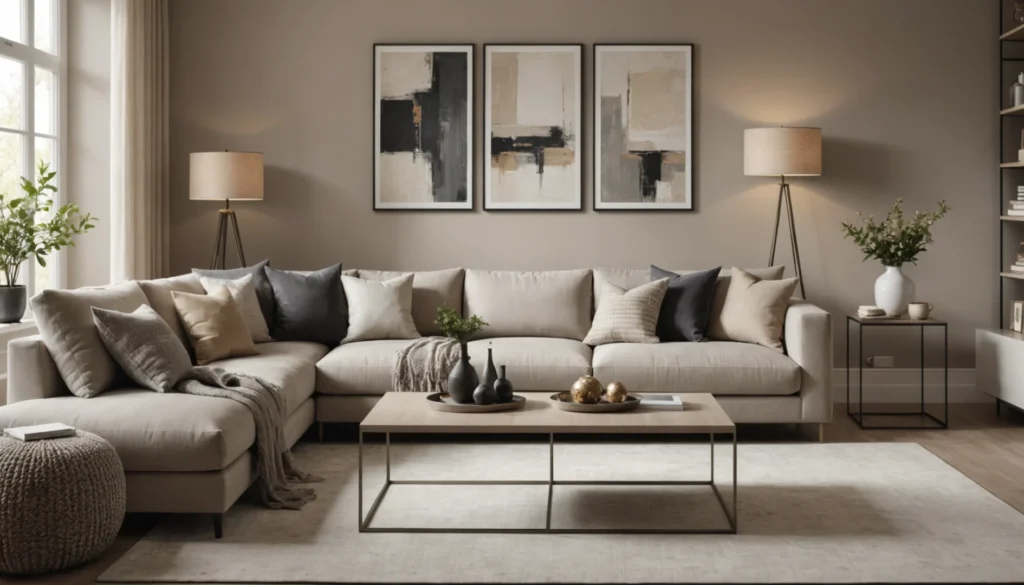 beige gris peinture