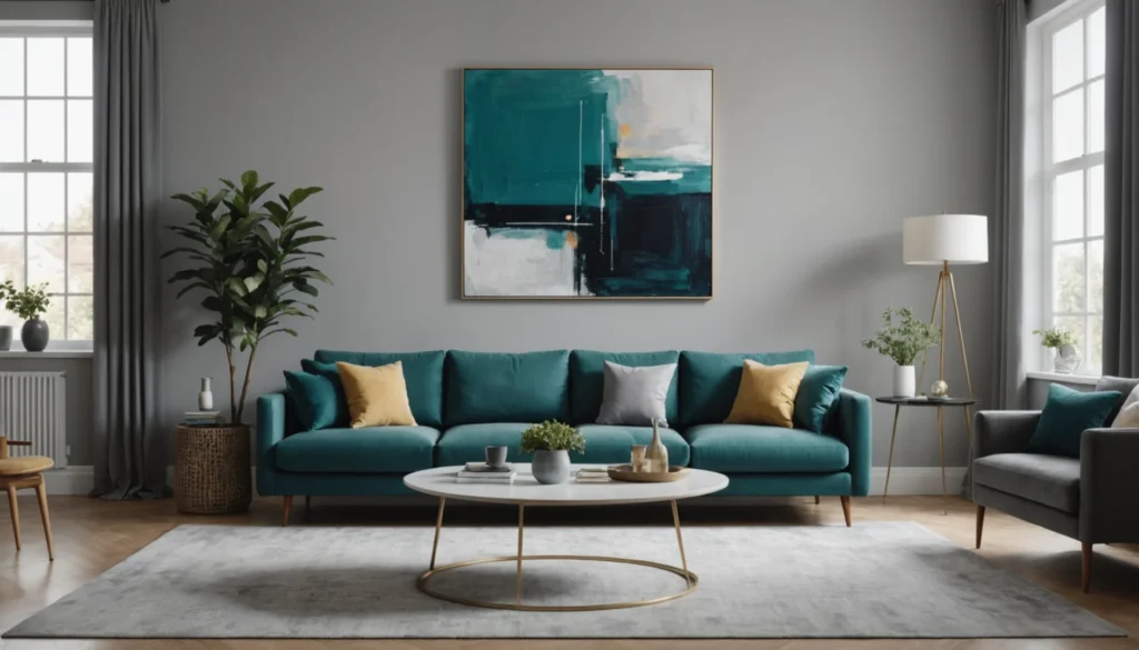 couleur de mur pour canapé gris